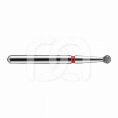 Fraise Diamantée Boule 801 Fin ISO 023 Rouge (5)