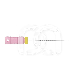 Broches Endodontiques Manuelles Long. 21 mm (6) : LONGUEUR:31 MM, N&deg;:N&deg;6