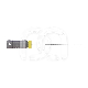Broches Endodontiques Manuelles Long. 21 mm (6) : N&deg;:N&deg;8, LONGUEUR:31 MM