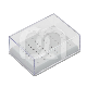 PORTE-FRAISES - 48 PERFORATIONS : ACCROCHE:FG, COULEUR PRINCIPALE:BEIGE