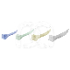 THE WEDGE COINS INTERDENTAIRES TRANSPARENTS - LE LOT DE 100 PIÈCES : TAILLE:ASSORTIMENT, COULEUR PRINCIPALE:TRANSPARENT
