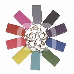 BOÎTES À ÉLASTIQUES PORTE-CLÉS - ASSORTIMENT CLASSIQUE (50)