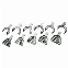 INOX AFDRUKLEPELS - ZONDER TANDEN (11) 