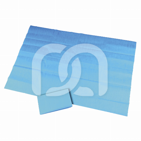 STERIELE LAPPEN IN BLAUW (35X50CM) (100)
