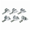 PORTE-EMPREINTES PERFORÉS EN INOX ASSORTIMENT (12)