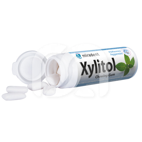 XYLITOL MIRRADENT CHEWING GUM - BOÎTE DE 30 DRAGÉES


